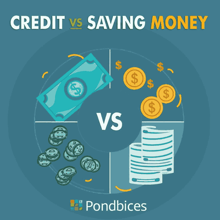 Credit vs. Saving Money